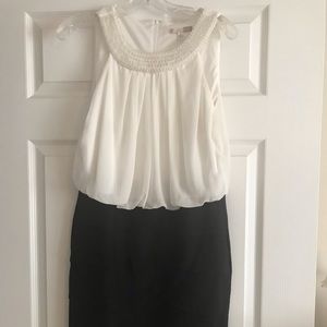 Beautiful black and white dress from Dressbarn.